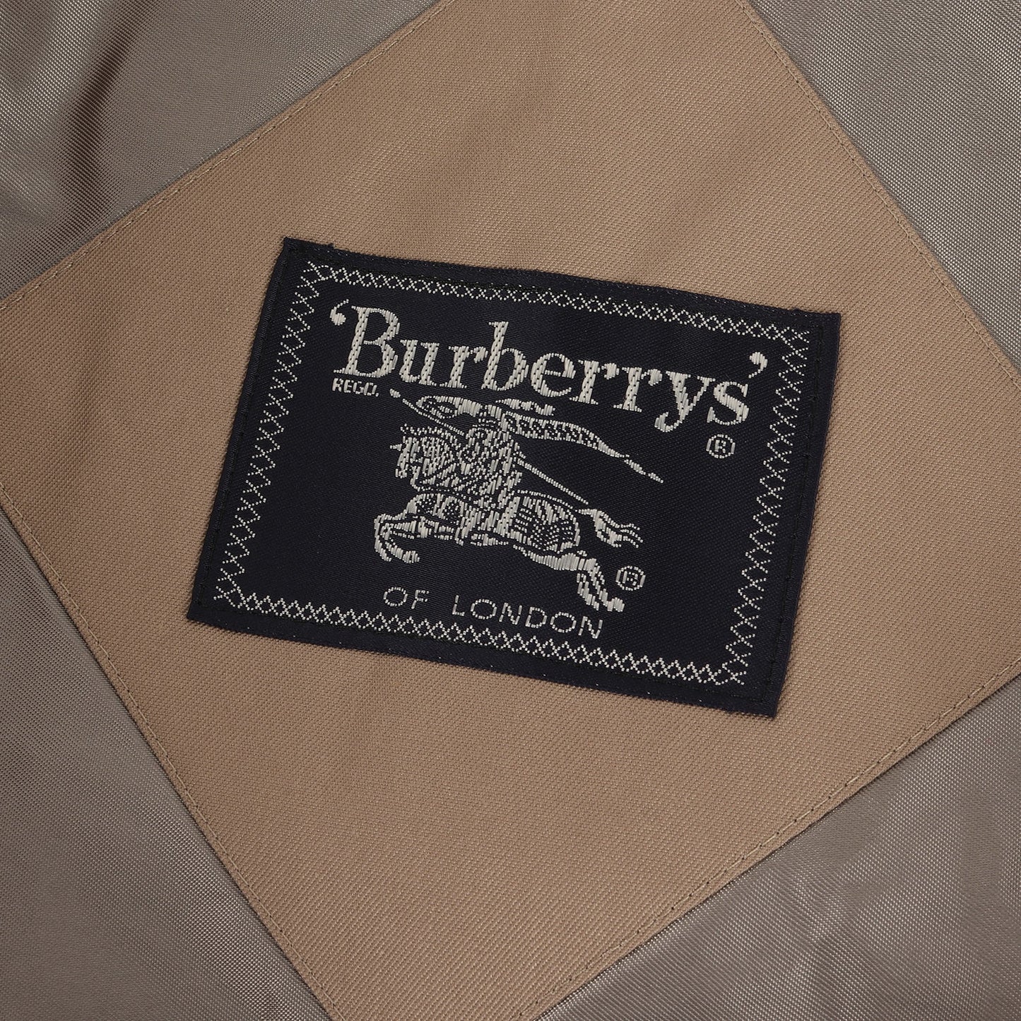 90s 裏地 ノバチェック コットン ギャバジン トレンチ コート / Burberrys バーバリーズ イングランド製 MADE IN ENGLAND オールド