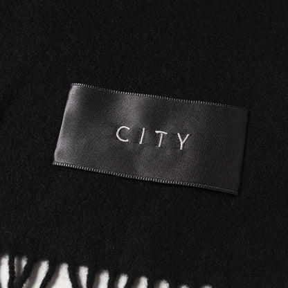 現行モデル ウール カシミヤ フリンジ マフラー (WOOL CASHMERE MUFFLER) / ストール ビジネス フォーマル