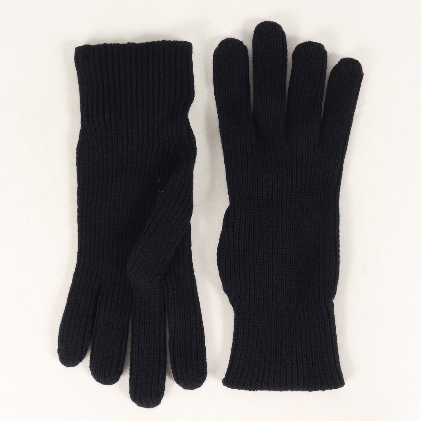 22AW トリコロール アイコンワッペン ウール ニット グローブ (GUANTI TRICOT H20913A00008 A9342) / 手袋 ハンドウォーマー