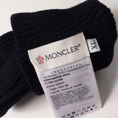 22AW トリコロール アイコンワッペン ウール ニット グローブ (GUANTI TRICOT H20913A00008 A9342) / 手袋 ハンドウォーマー