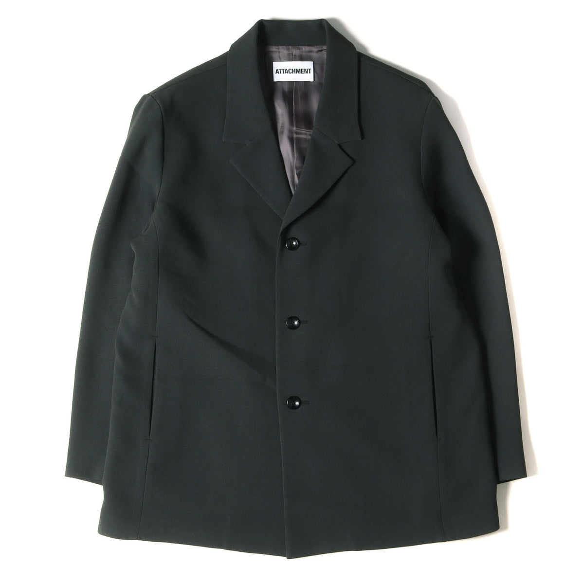 22AW ポリ アセテート ジャージ イージー 3B テーラード ジャケット (PE/AC AMUNZEN 3B JACKET AG22-020)