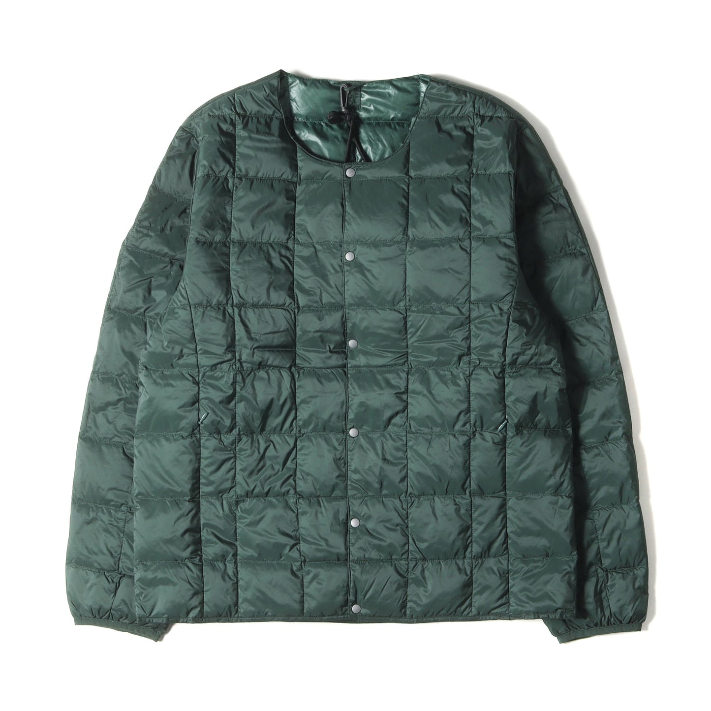 キルティング ノーカラー ナイロン インナー ダウンジャケット / ライナー