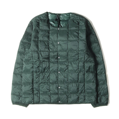 キルティング ノーカラー ナイロン インナー ダウンジャケット / ライナー