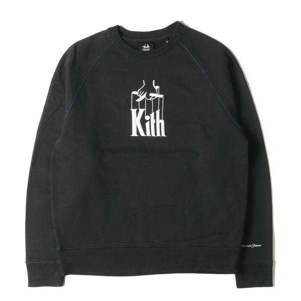 KITH NYC (キス ニューヨークシティー) 20SS × THE Godfather ロゴ 刺繍 ラグラン スウェット (KH2461) /  トレーナー プルオーバー 裏起毛 ゴッドファーザー 映画 ムービー - ブランド古着の通販・買取 | BEEGLE by Boo-Bee