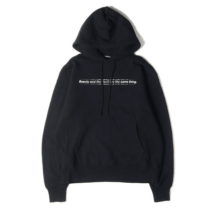 20AW レタードプリント フーディー (Lettered Print Hoodie 2011-6001-99) / スウェット パーカー プルオーバー 裏起毛