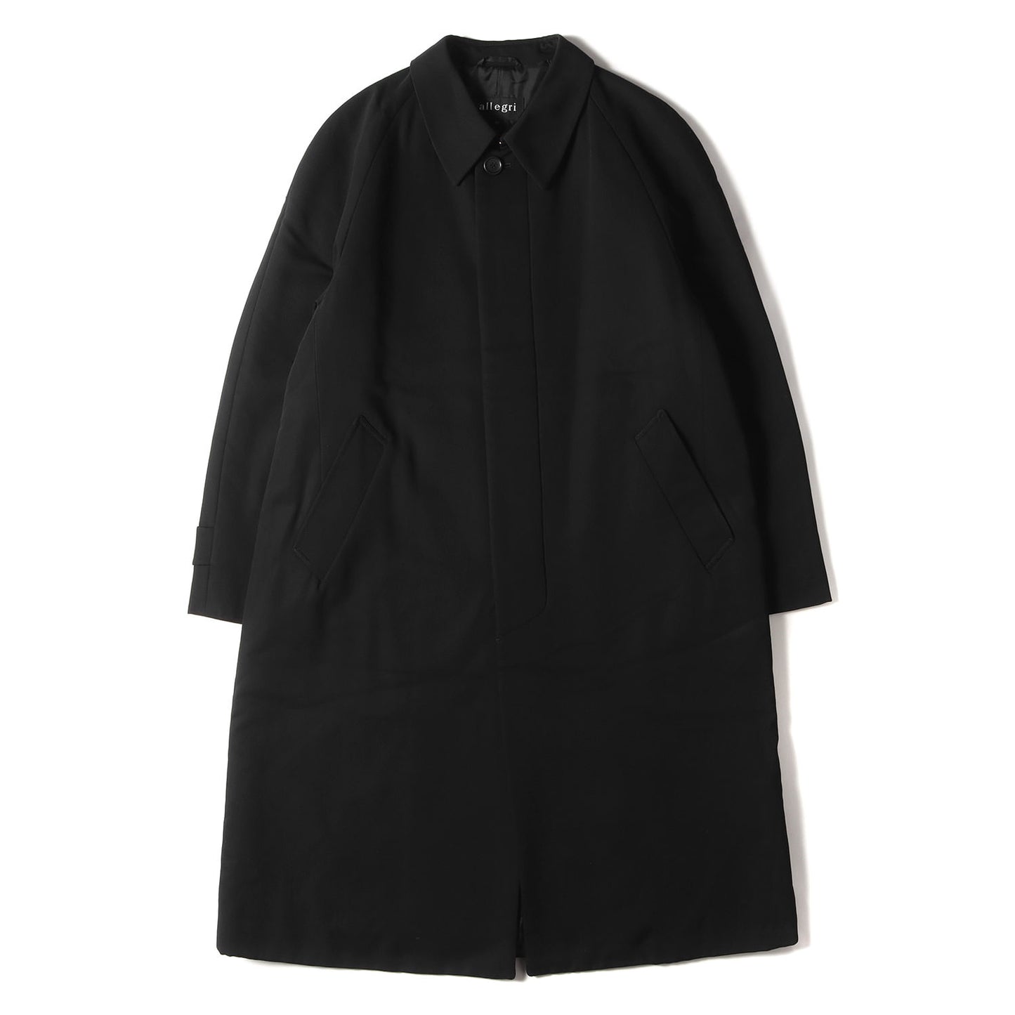 Allegri (アレグリ) ウール パテッド ステンカラー コート 