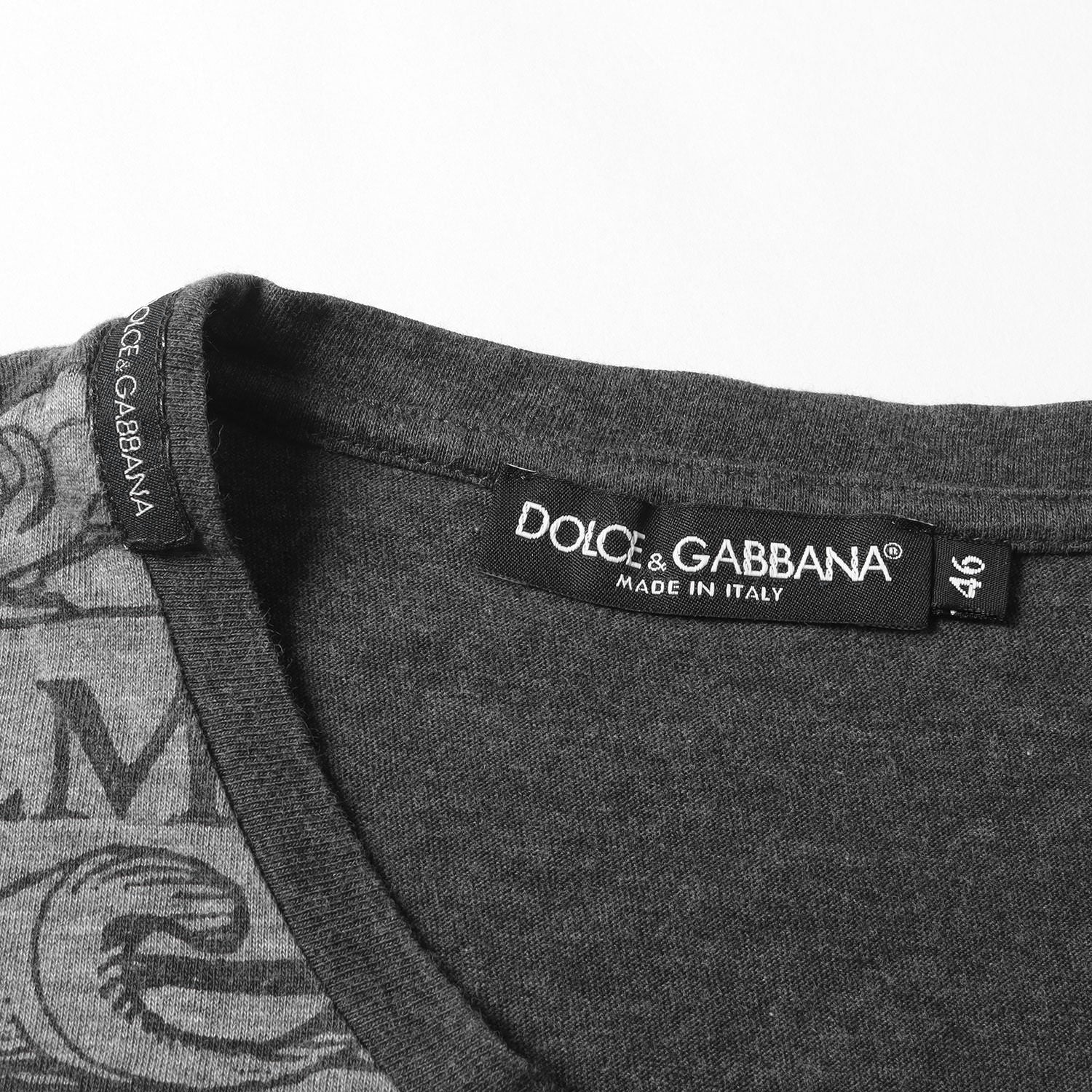 DOLCE&GABBANA (ドルチェ&ガッバーナ) 近年モデル ノーマンキンググラフィック切替 Tシャツ (G8FA2T G7ZQM) /  クルーネック Norman King - ブランド古着の通販・買取 | BEEGLE by Boo-Bee