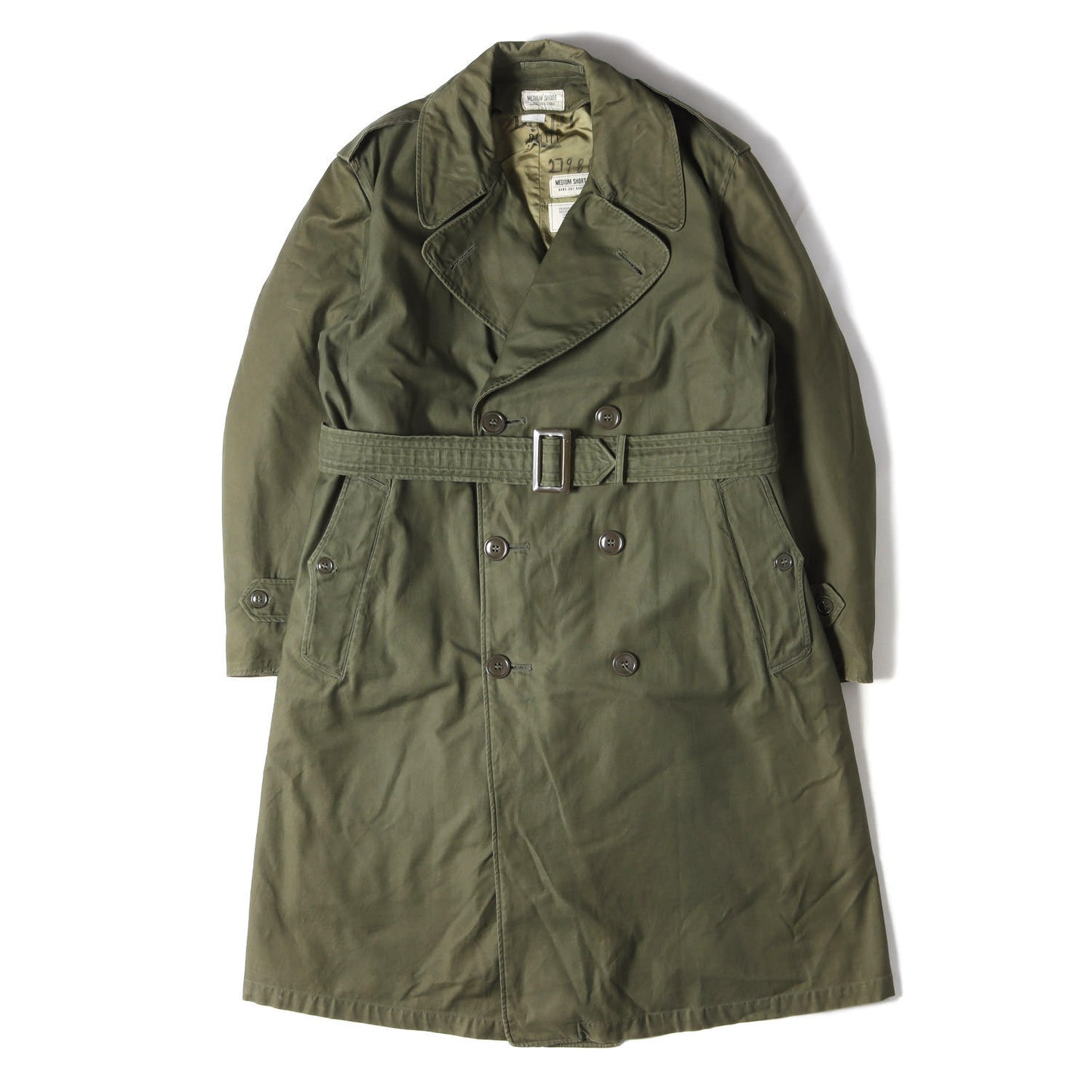 50s U.S.ARMY ウールライナー付き コットンサテン オーバー コート / M-54 OVER COAT OG-107