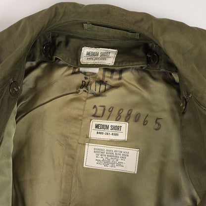 50s U.S.ARMY ウールライナー付き コットンサテン オーバー コート / M-54 OVER COAT OG-107