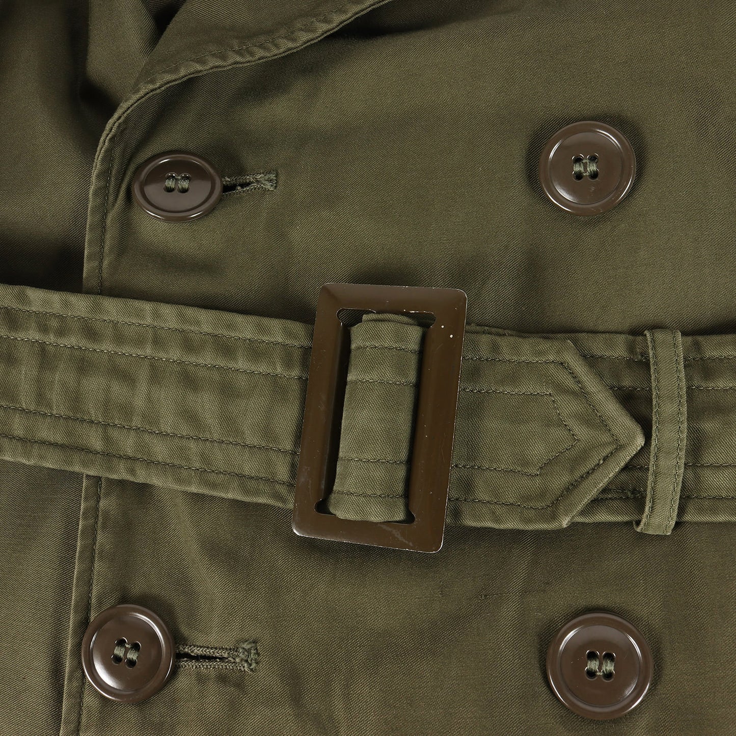 50s U.S.ARMY ウールライナー付き コットンサテン オーバー コート / M-54 OVER COAT OG-107