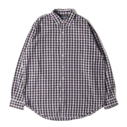 90s ワンポイント刺繍 チェック B.D シャツ (BLAIRE)