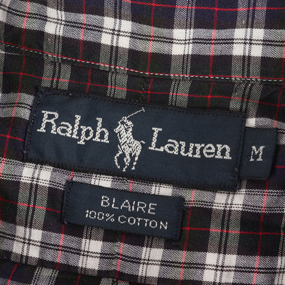 90s ワンポイント刺繍 チェック B.D シャツ (BLAIRE)