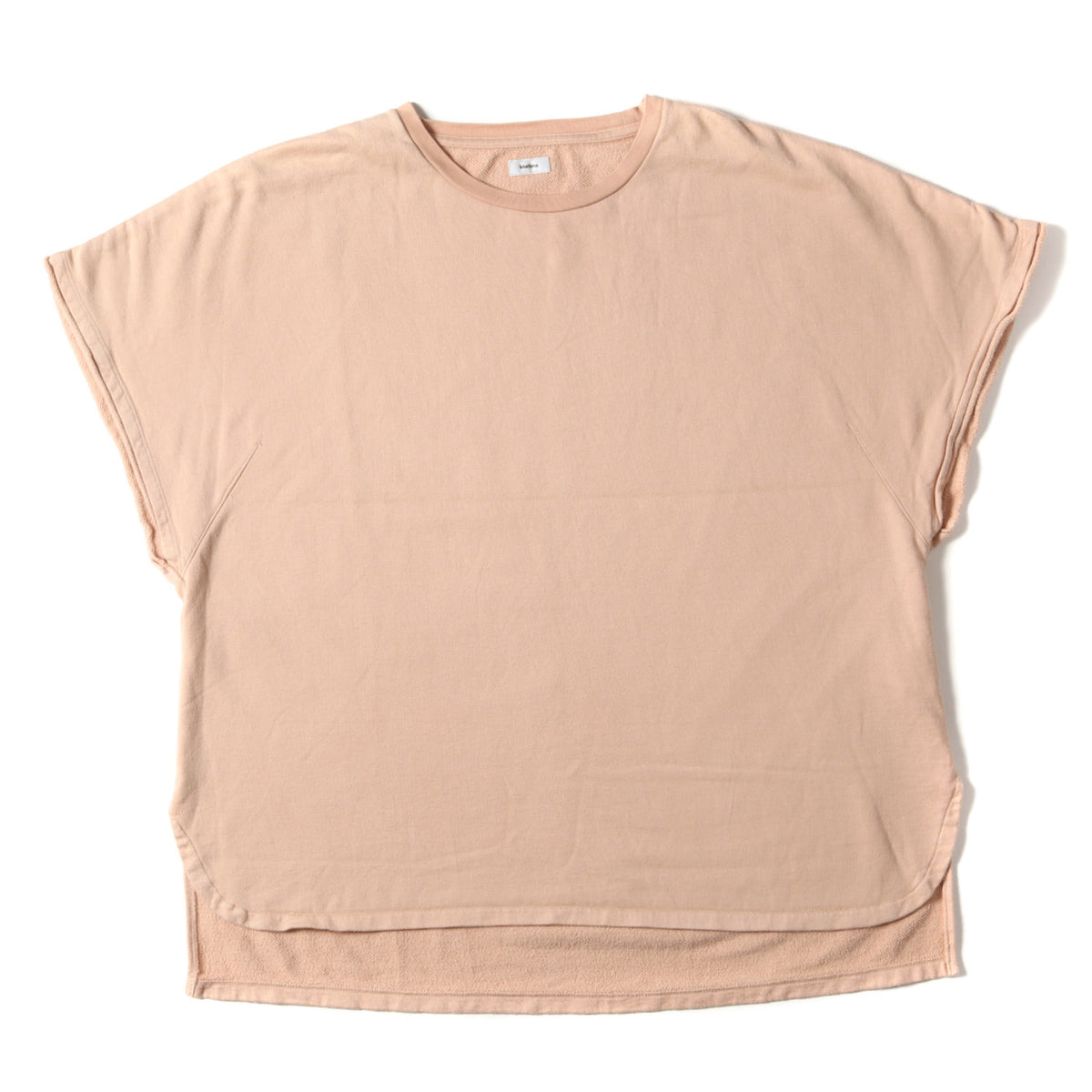 カットオフ スリーブレス スウェット Tシャツ (BHS-18SS022) / クルーネック ノースリーブ 裏毛