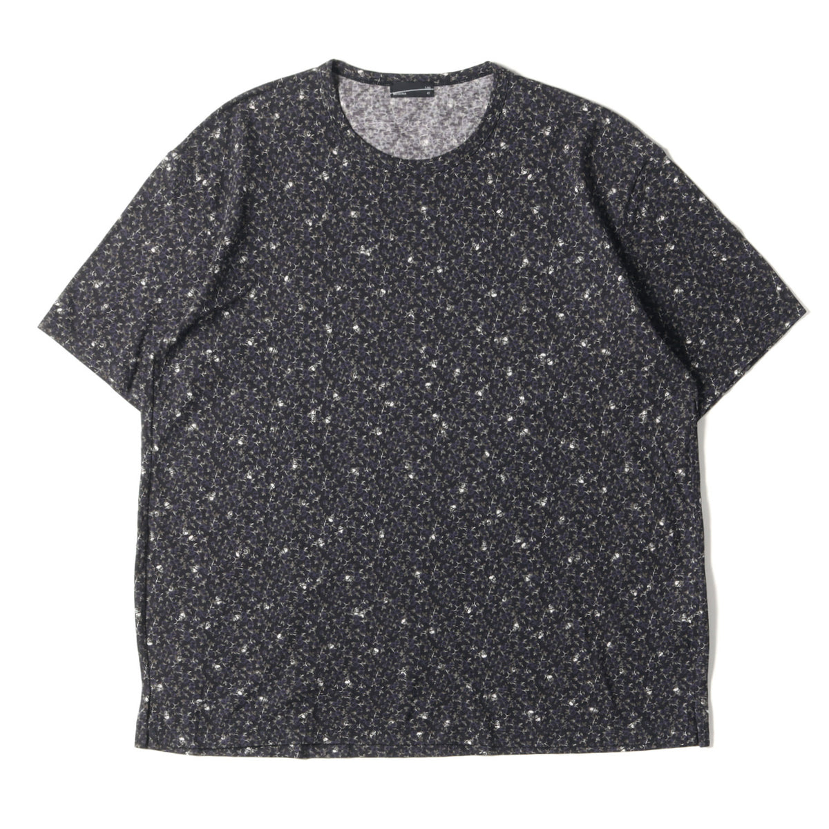 スカル フラワー ビッグ Tシャツ (BIG T-SHIRT INKJET SKULL FLOWER 2317-708) / クルーネック 花柄 フローラル 名作