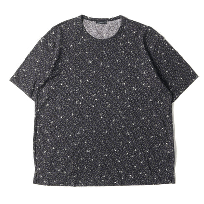スカル フラワー ビッグ Tシャツ (BIG T-SHIRT INKJET SKULL FLOWER 2317-708) / クルーネック 花柄 フローラル 名作