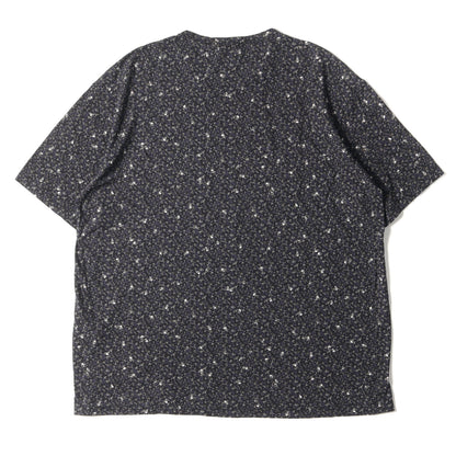 スカル フラワー ビッグ Tシャツ (BIG T-SHIRT INKJET SKULL FLOWER 2317-708) / クルーネック 花柄 フローラル 名作