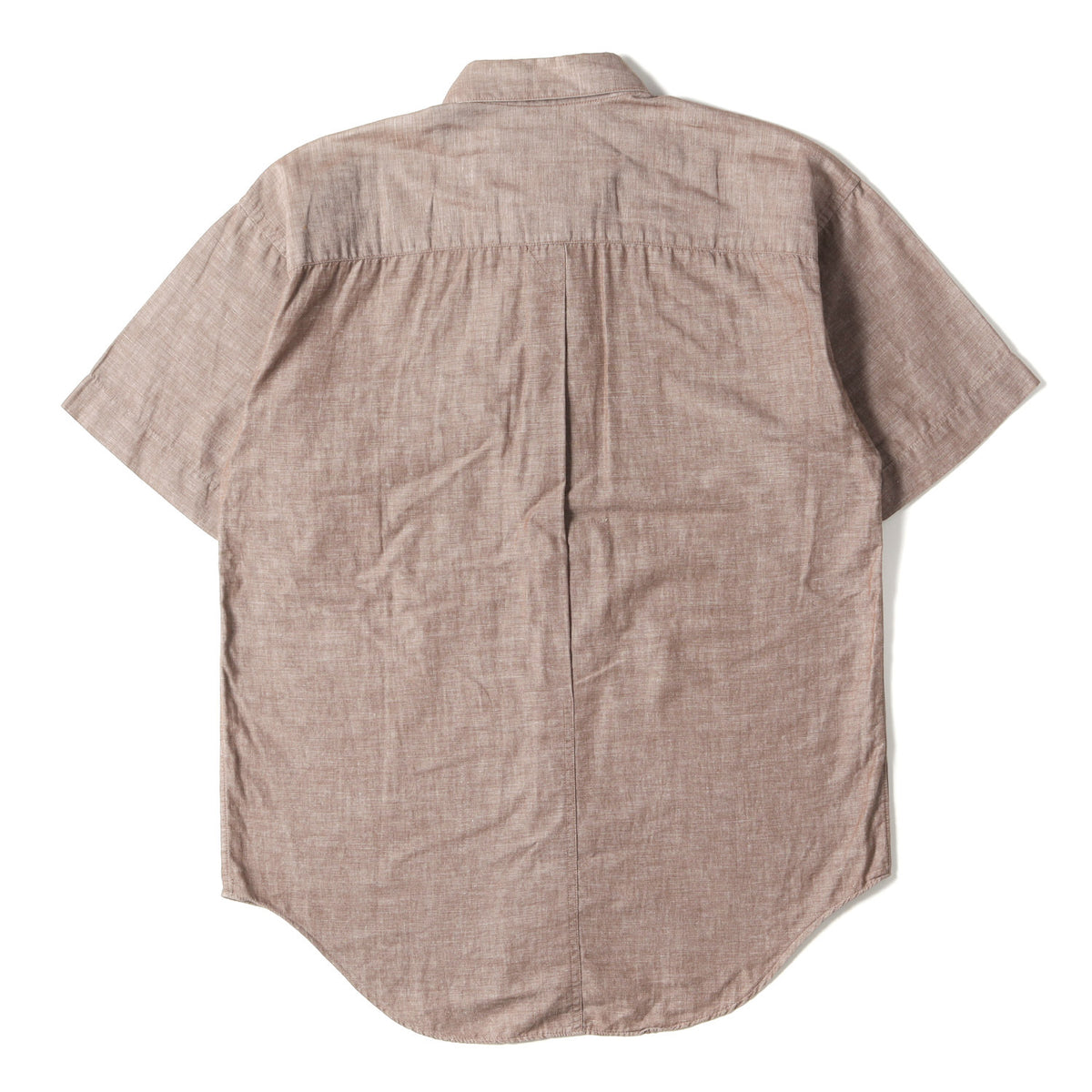90s コットンリネンスラブ ボタンダウン 半袖シャツ / B.D im ISSEY MIYAKE アイエム HAMILTON ハミルトン 90年代