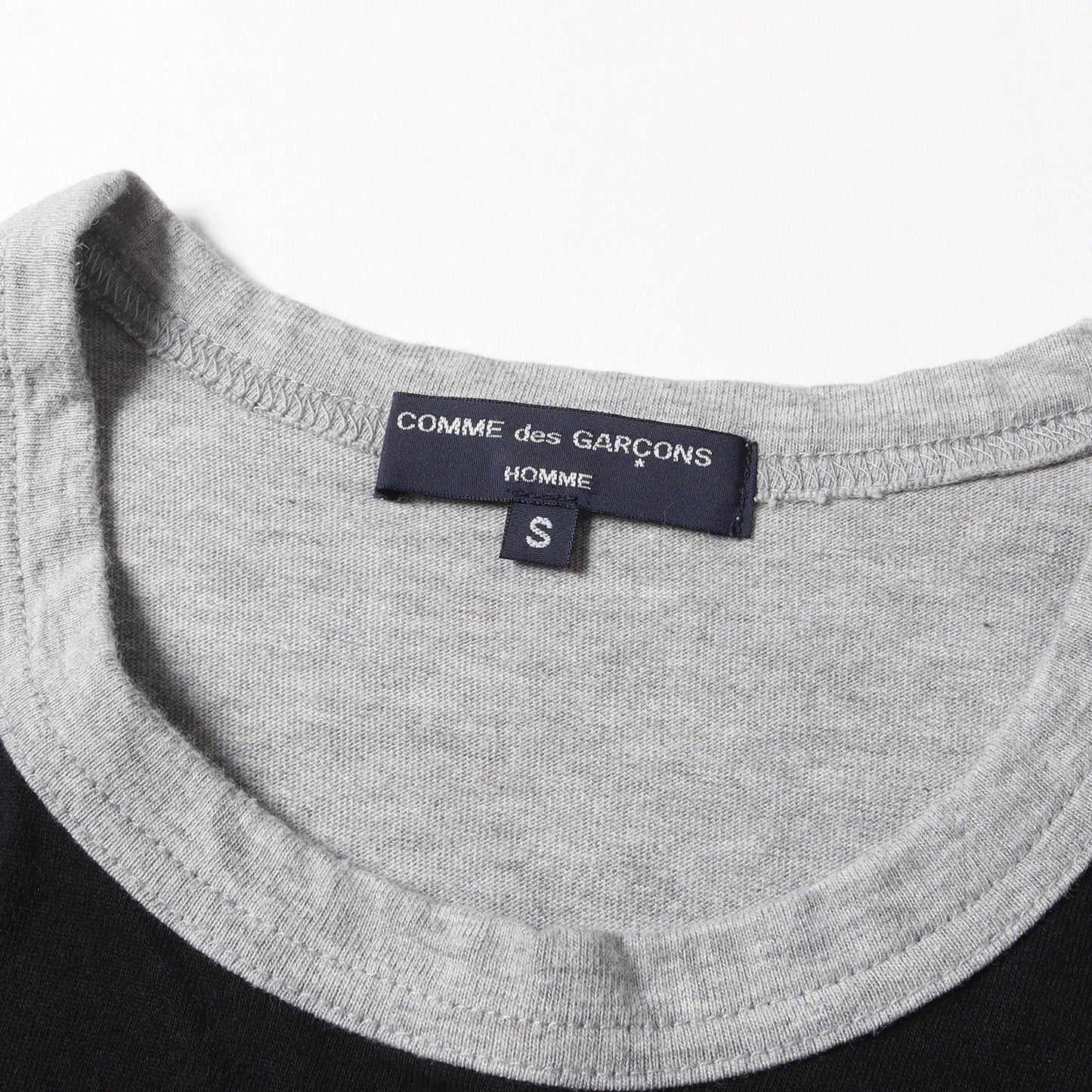 08SS パネル 切替 バインダーネック Tシャツ (HA-T044) / アーカイブ Y2K 2000年代 00s モード デザイナーズ