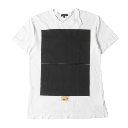 グラフィック スローガン ロゴ バインダーネック Tシャツ (PK-T070) / AD2012