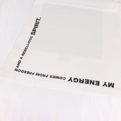 グラフィック スローガン ロゴ バインダーネック Tシャツ (PK-T070) / AD2012