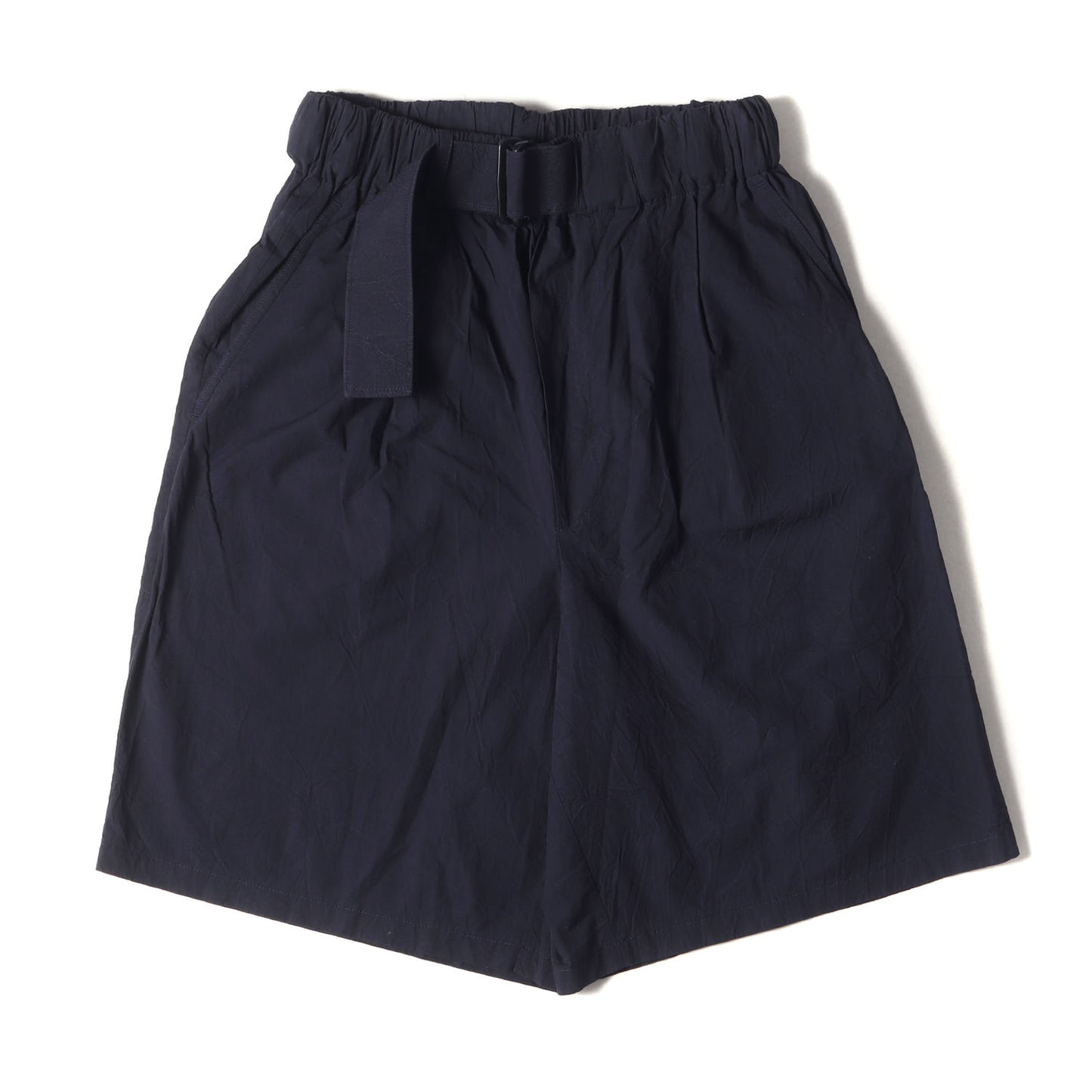 21SS ベルテッド コットン タイプライター ハーフ パンツ (Belted Harf Pants) / ショート ショーツ