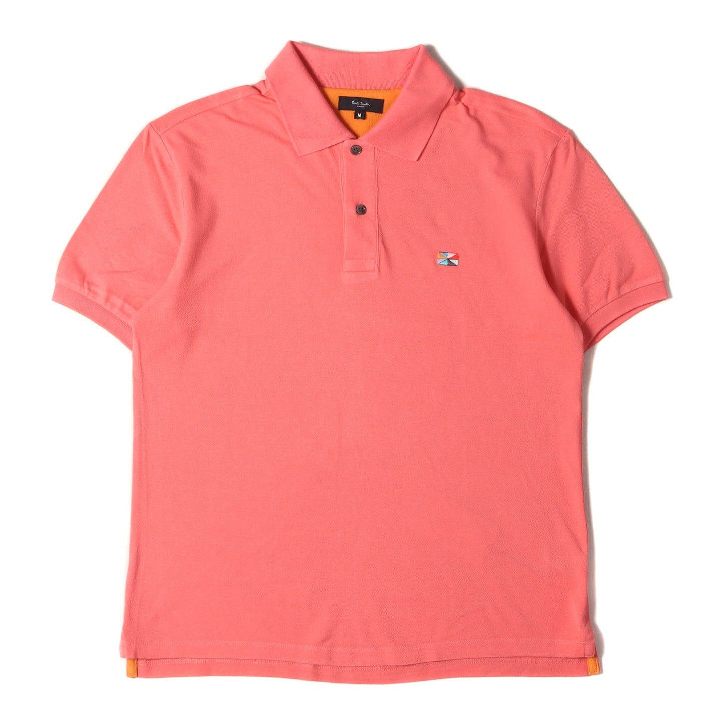 ワンポイント 刺繍 半袖 鹿の子 ポロシャツ (163084 698P) / LONDON