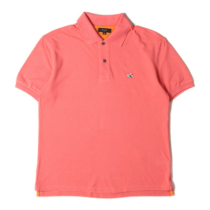 ワンポイント 刺繍 半袖 鹿の子 ポロシャツ (163084 698P) / LONDON