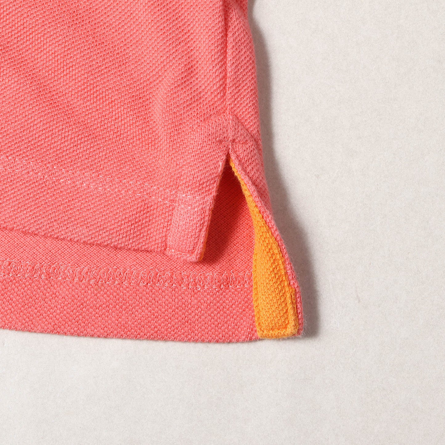 ワンポイント 刺繍 半袖 鹿の子 ポロシャツ (163084 698P) / LONDON