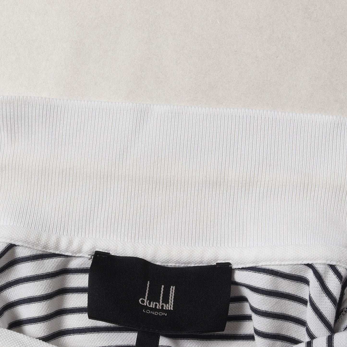 ボーダー ワンポイント ロゴ 刺繍 コットン レーヨン 半袖 ポロシャツ