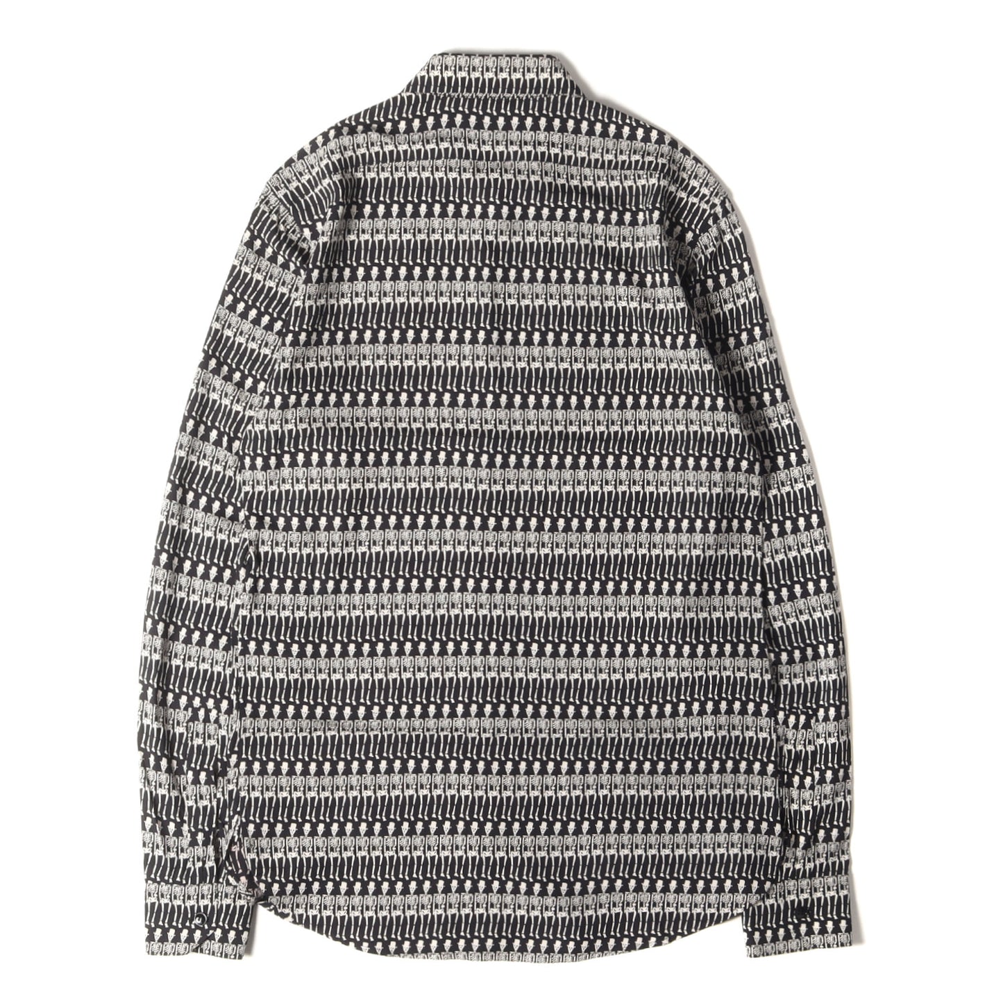 SAINT LAURENT PARIS (サンローラン パリ) 15SS スカル 総柄 レーヨン 