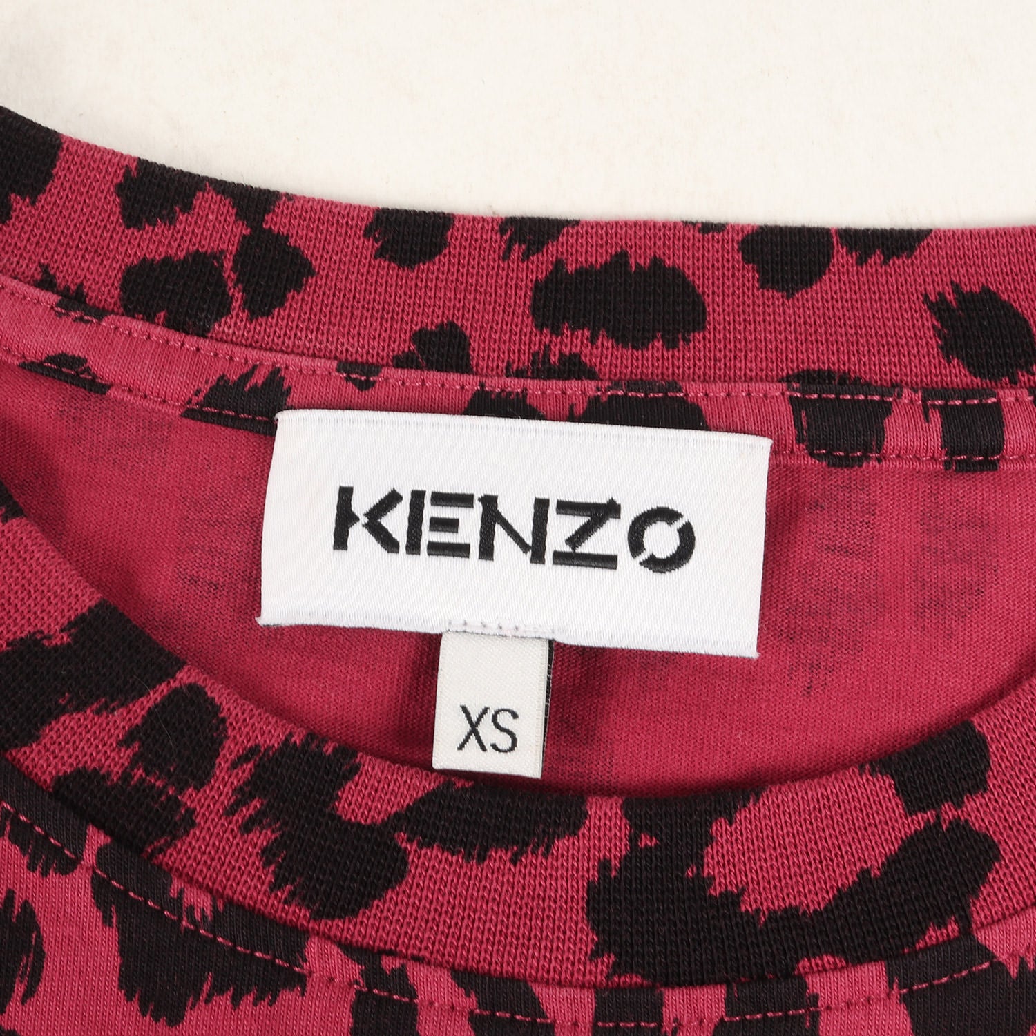KENZO (ケンゾー) レオパード Tシャツ (FA62TS9104JI) / ヒョウ柄 総柄 