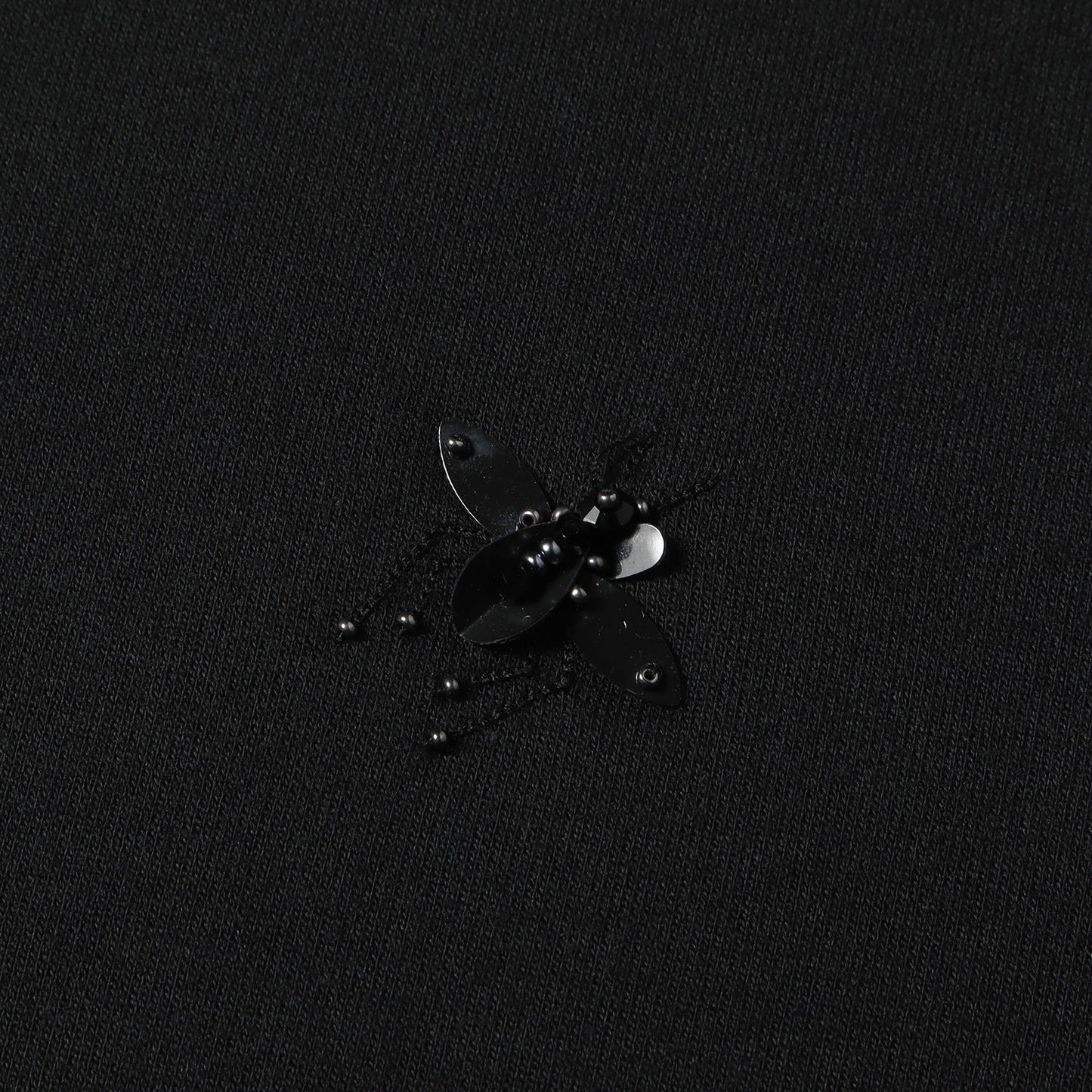 17AW ビーズ BEE 刺繍 ショートスリーブ ライトウェイト スウェット Tシャツ (733J603W4215) / 半袖 トレーナー 裏毛