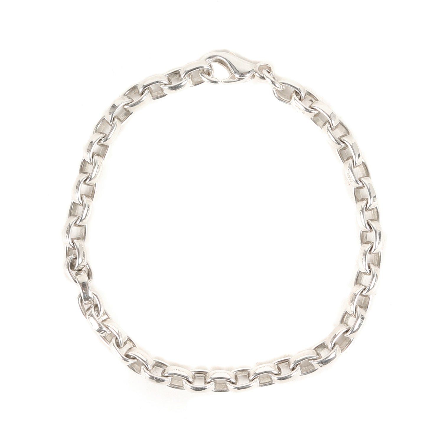 Tiffany sv925 スクエアリンク　ブレスレット TIFFANY&Co. (ティファニー) スクエア シルバー チェーン リンク