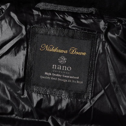 × NANO UNIVERSE フーディー ウール ツイード ダウン ジャケット (WOOL G2 DOWN JACKET NUC82DWW002TS) / ブルゾン