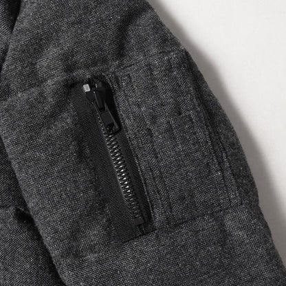 × NANO UNIVERSE フーディー ウール ツイード ダウン ジャケット (WOOL G2 DOWN JACKET NUC82DWW002TS) / ブルゾン