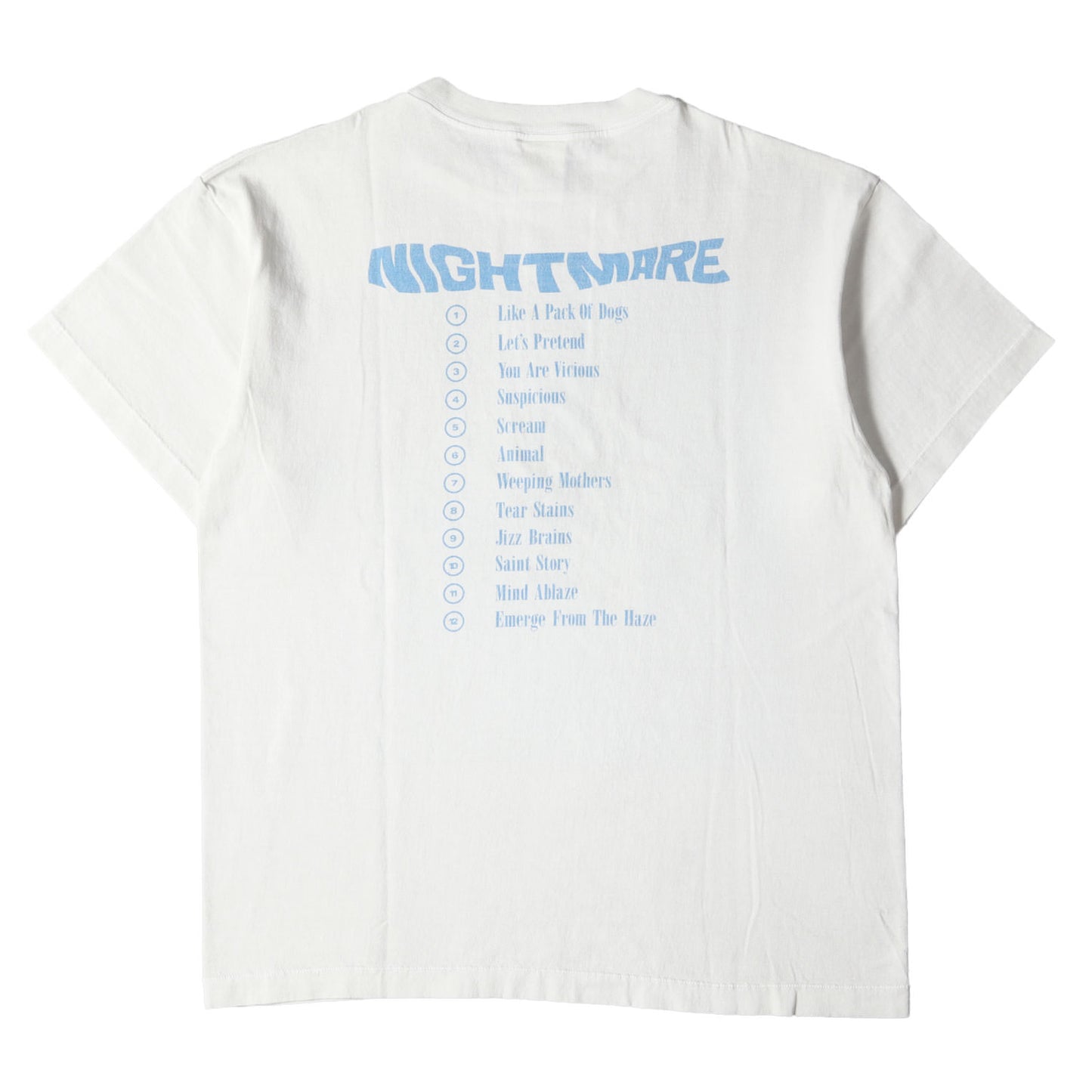 23AW × FORSOMEONE ヴィンテージ加工 イーグル ロゴ グラフィック Tシャツ (FS_SS T-SHIRT/CONSUM SM-A23-0000-010) / 著名人着用モデル