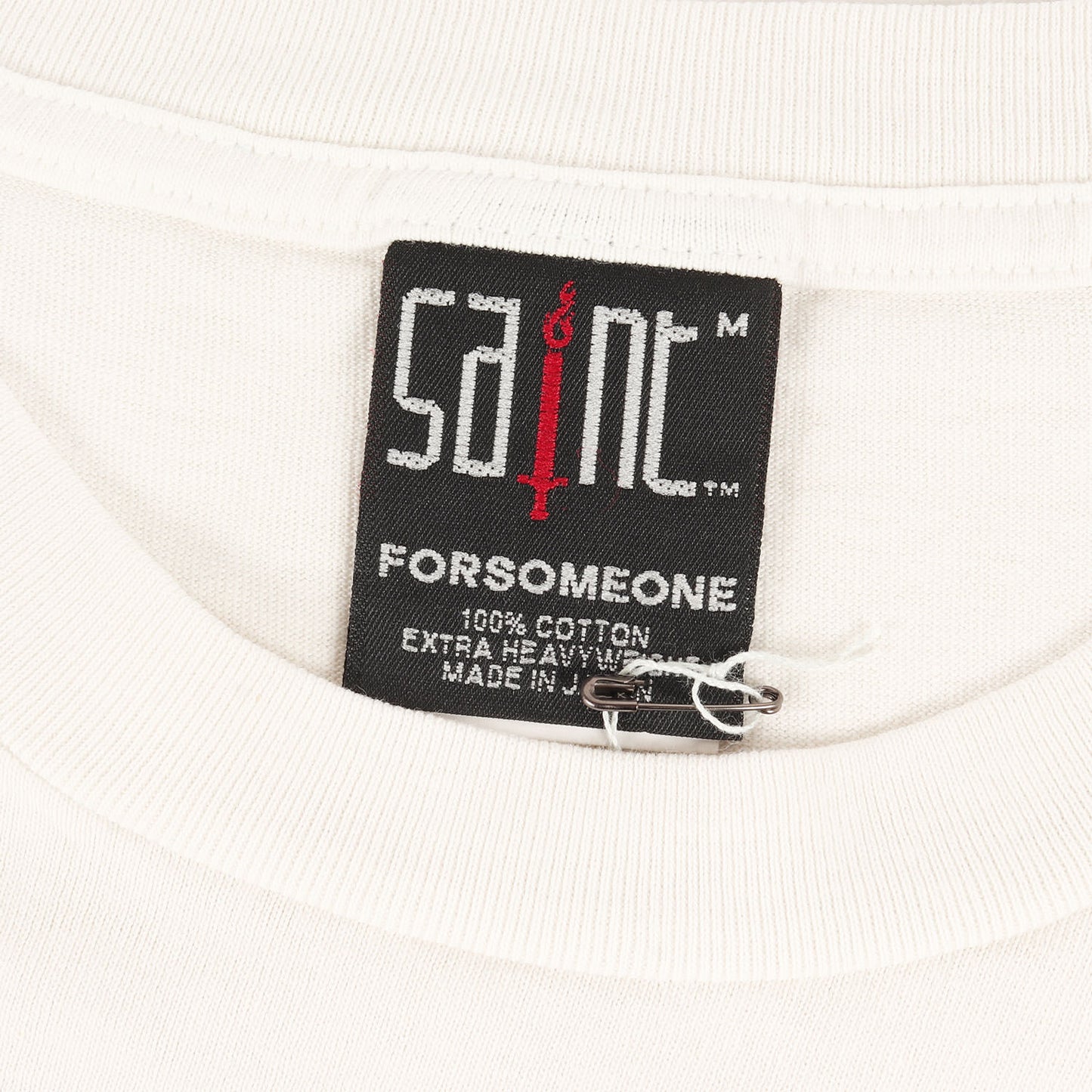 23AW × FORSOMEONE ヴィンテージ加工 イーグル ロゴ グラフィック Tシャツ (FS_SS T-SHIRT/CONSUM SM-A23-0000-010) / 著名人着用モデル