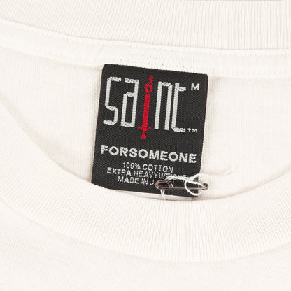 23AW × FORSOMEONE ヴィンテージ加工 イーグル ロゴ グラフィック Tシャツ (FS_SS T-SHIRT/CONSUM SM-A23-0000-010) / 著名人着用モデル