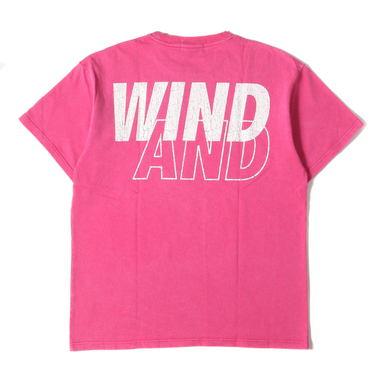 WIND AND SEA (ウィンダンシー) 23SS ピグメントダイ クラック加工 ロゴ ヘビーウェイト Tシャツ (SEA CRACK P DYE  TEE WDS-O-SEA-23-Q4-CS-01) - ブランド古着の通販・買取 | BEEGLE by Boo-Bee