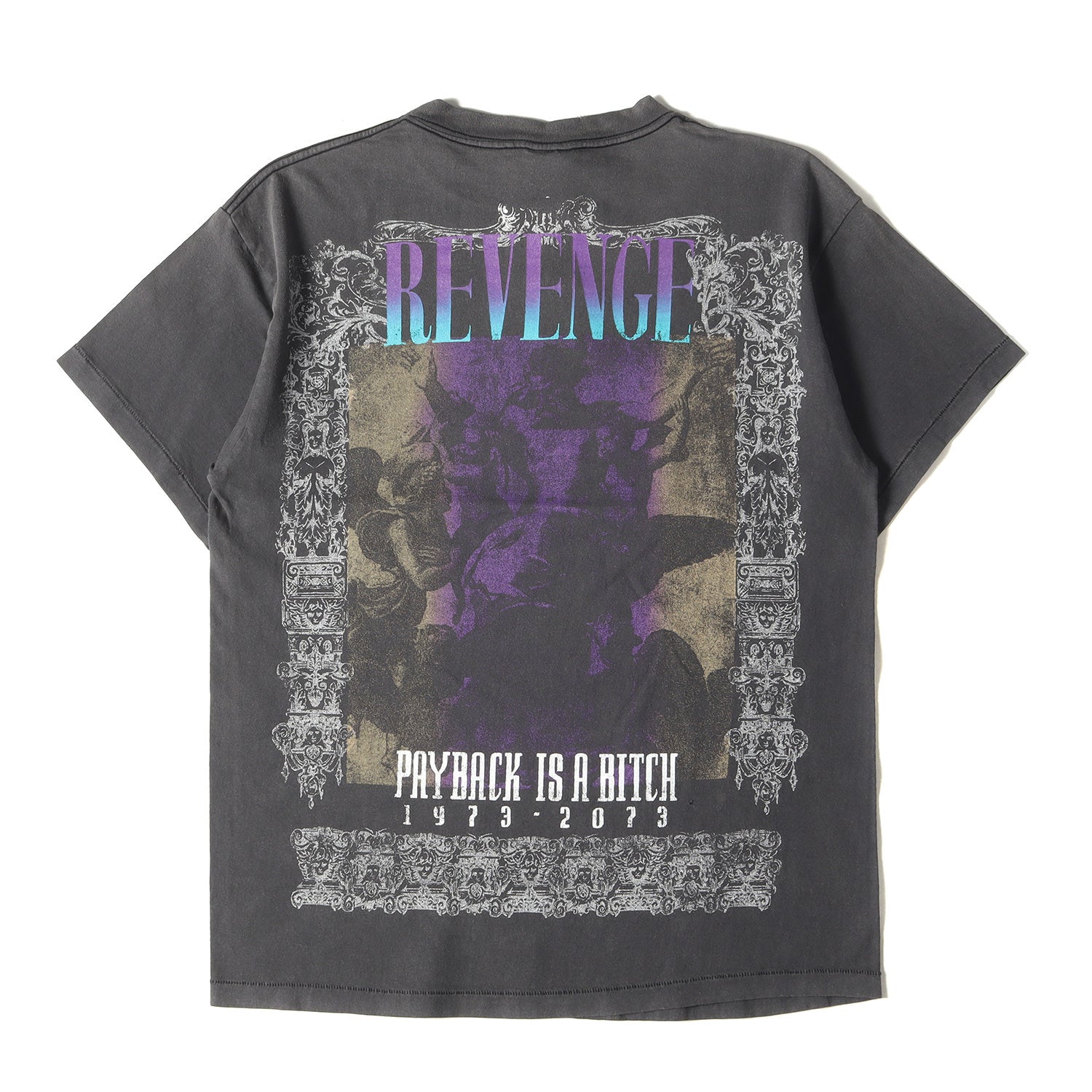 SAINT MICHAEL (セントマイケル) 23SS × BerBerJin × GReeeeN ヴィンテージ加工 オーバーサイズ Tシャツ  (S/S T-SHIRT REVENGE SM-S23-0000-035) / フェード – ブランド古着の通販・買取 | BEEGLE by  Boo-Bee