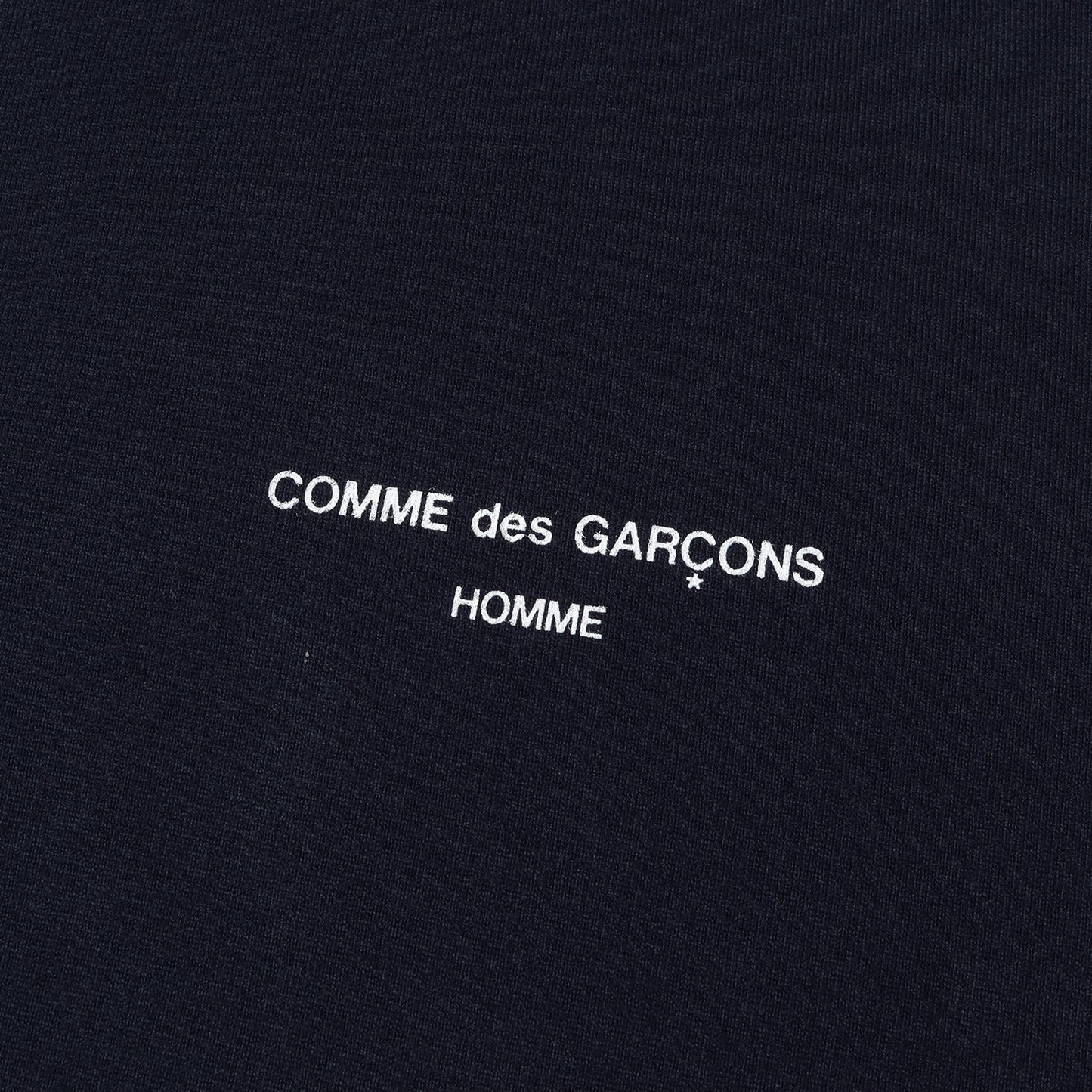 18AW ワンポイント ロゴ バインダーネック Tシャツ (HB-T009) / プレーン 定番 モード デザイナーズ