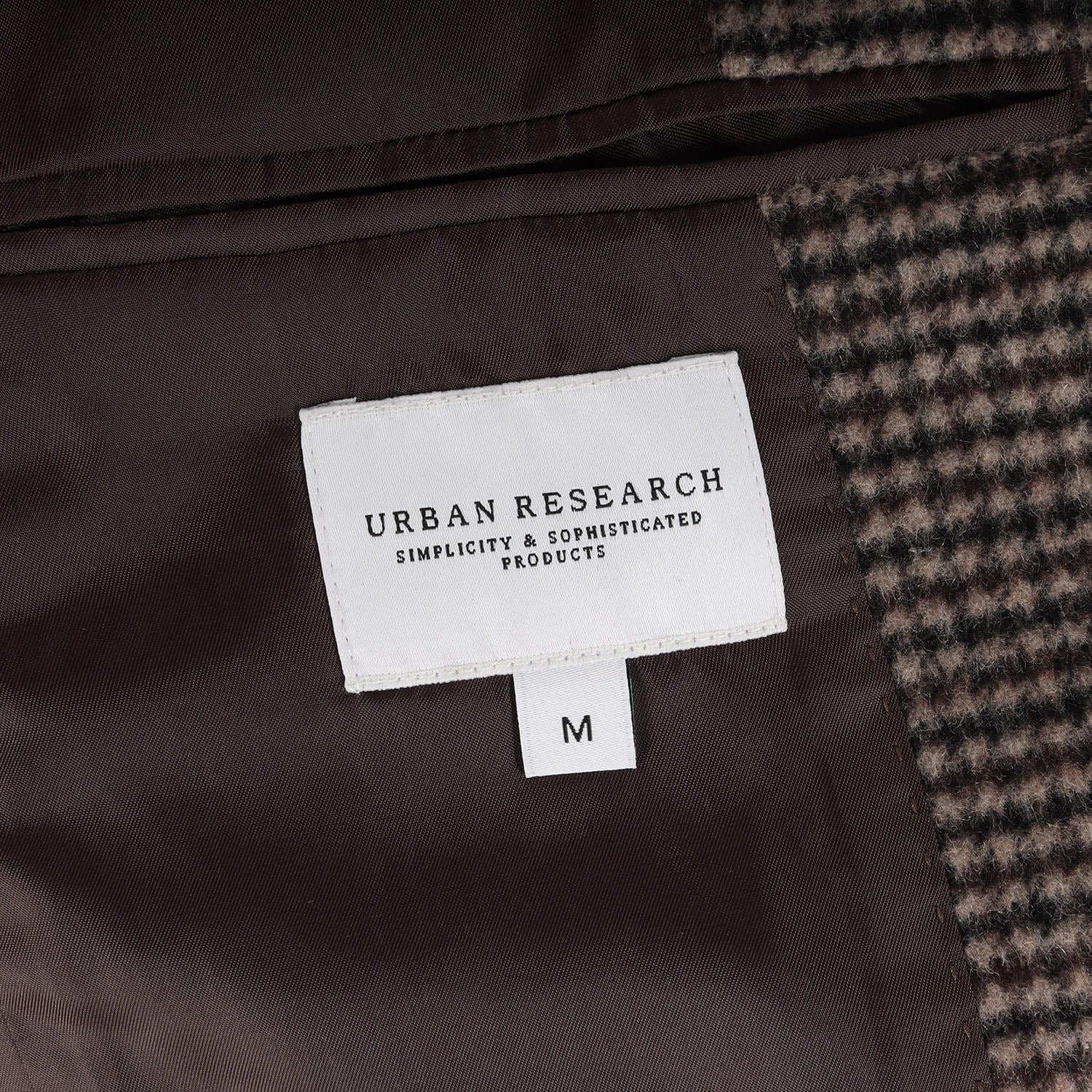URBAN RESEARCH (アーバンリサーチ) ハウンドトゥース チェック 