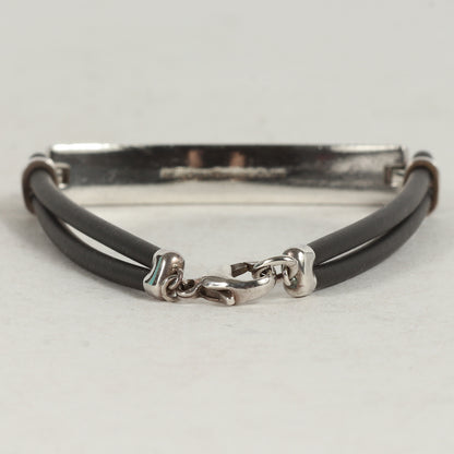 2003年製 ラバー コンビ アトラス IDプレート ブレスレッド (ATLAS) / IDタグ シルバー925 SV925 Y2K