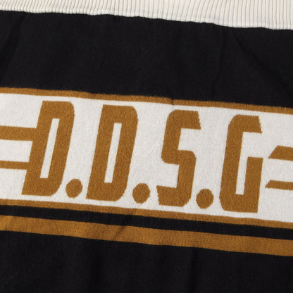 D.D.S.G ジャガード 切替 ハイゲージ ウール ニット / セーター プルオーバー