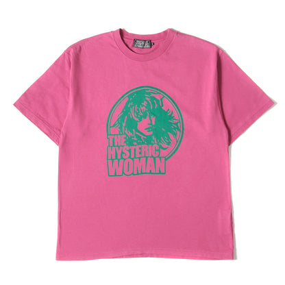 23SS HYSTERIC MOTEL SCRATCH Tシャツ (02231CT10) / ガール ウーマン ロゴ