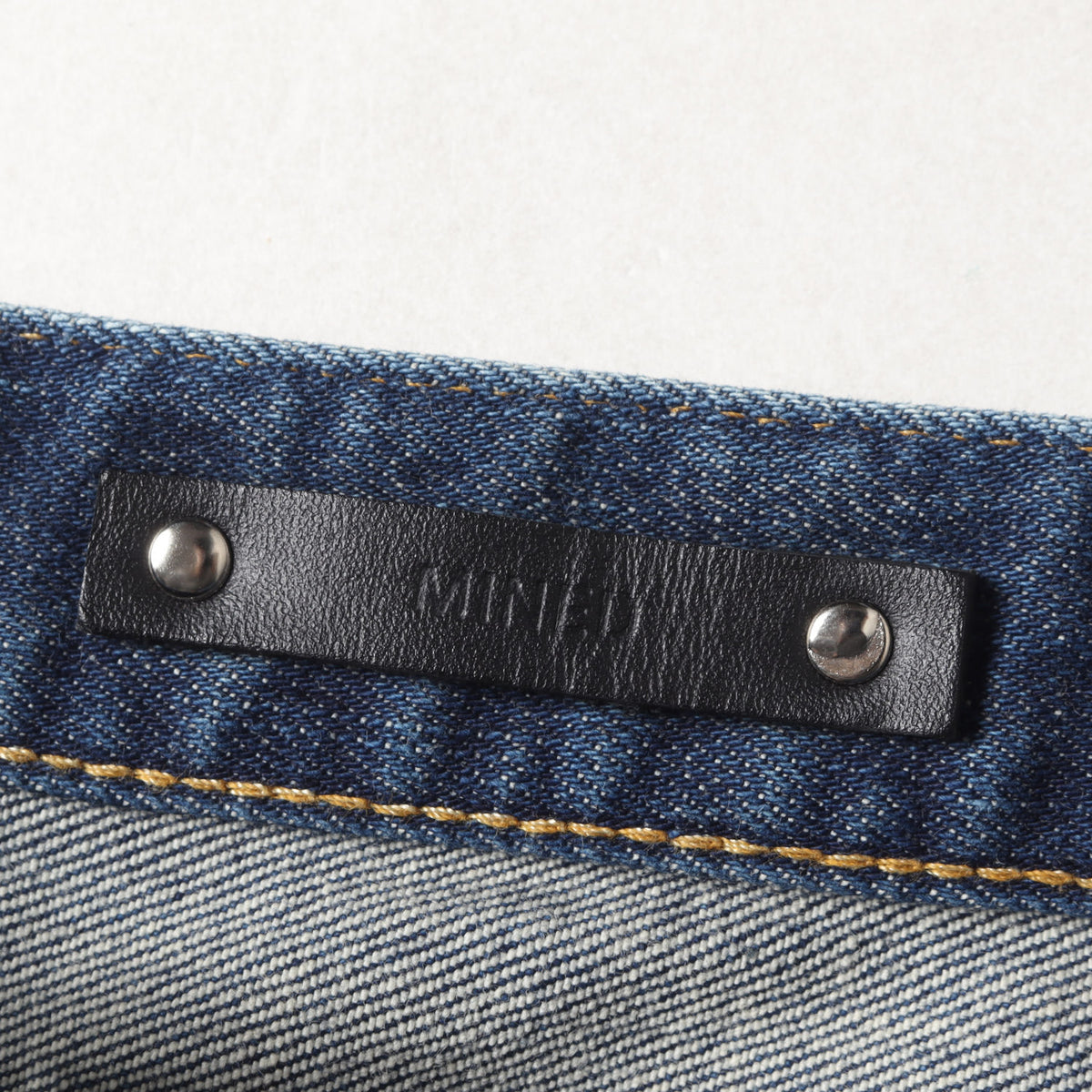 USED加工 スーパースリム ストレッチ クラッシュリペア デニム パンツ (KSL S.Slim STR 5pocket USD 2011-1002-86-292) / ボタンフライ ジーンズ