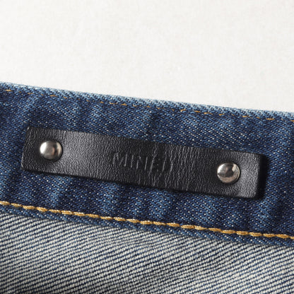 USED加工 スーパースリム ストレッチ クラッシュリペア デニム パンツ (KSL S.Slim STR 5pocket USD 2011-1002-86-292) / ボタンフライ ジーンズ