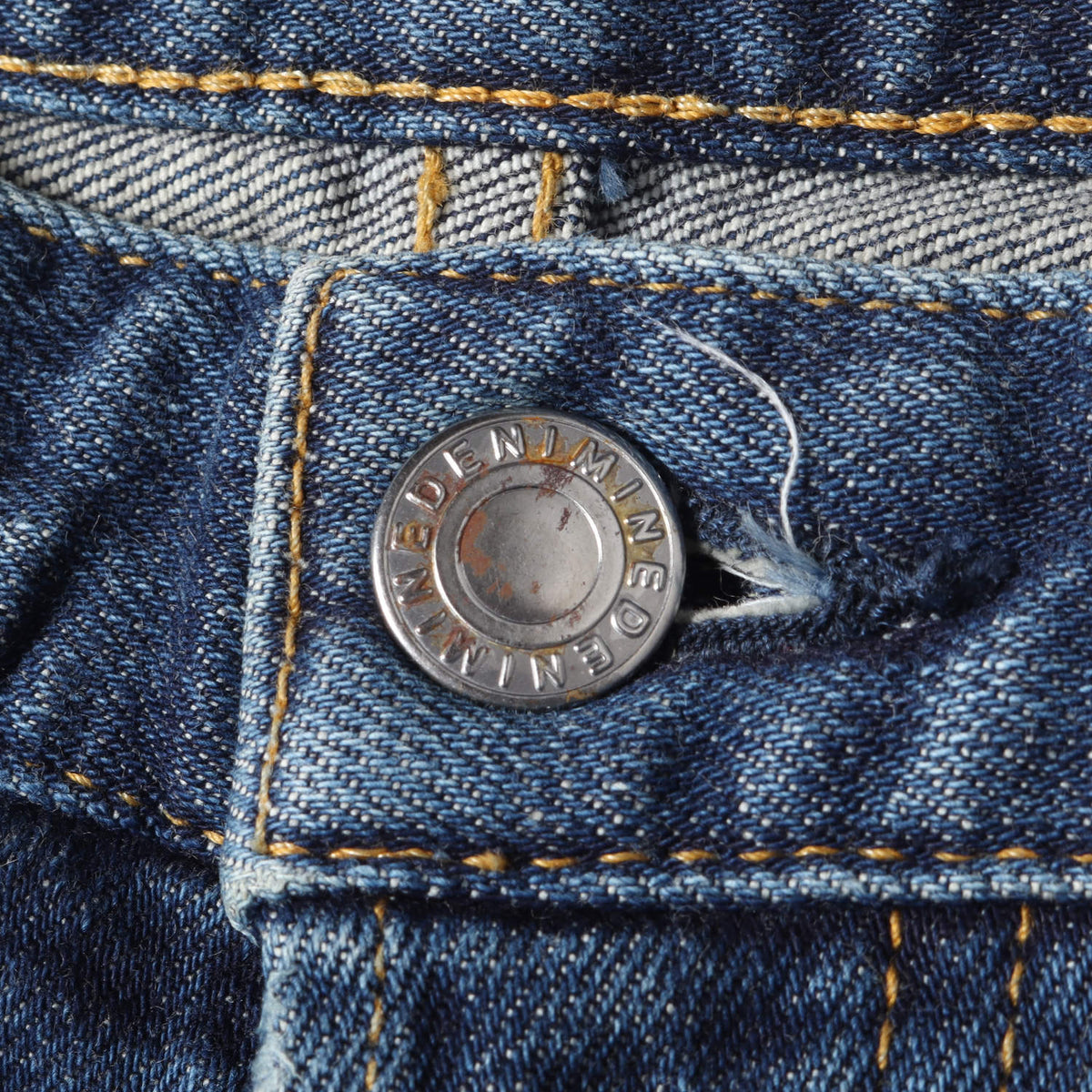 USED加工 スーパースリム ストレッチ クラッシュリペア デニム パンツ (KSL S.Slim STR 5pocket USD 2011-1002-86-292) / ボタンフライ ジーンズ