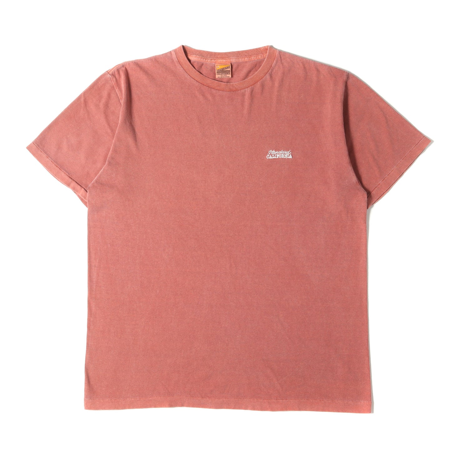21SS ピグメント ウォッシュ加工 ワンポイント ロゴ 刺繍 Tシャツ (SD NEW BOHEMIA SIGN LOGO T)