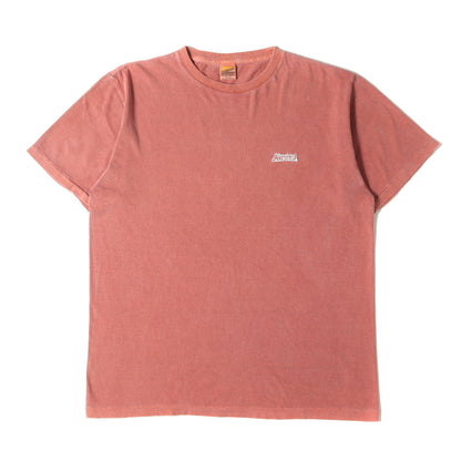 21SS ピグメント ウォッシュ加工 ワンポイント ロゴ 刺繍 Tシャツ (SD NEW BOHEMIA SIGN LOGO T)